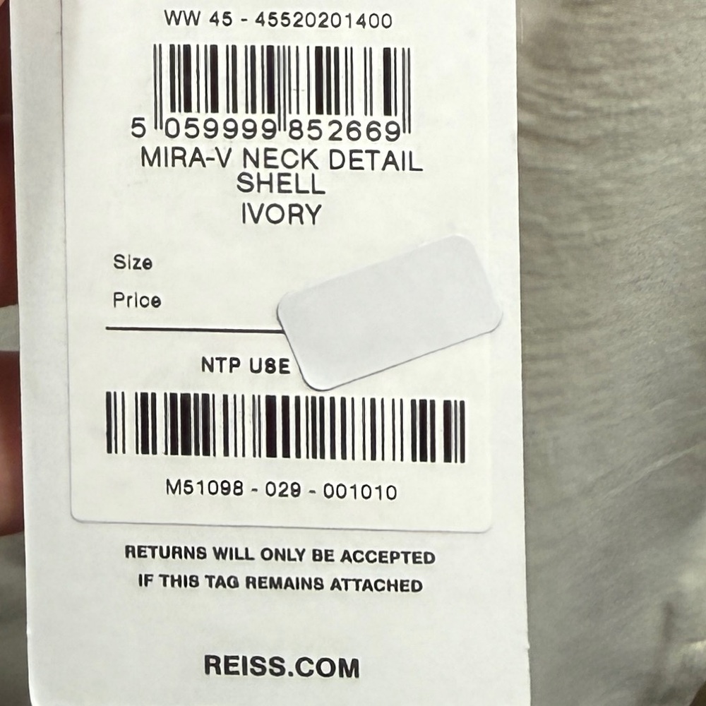 REISS- Mira She’ll Sleeveless Top - Picture 8 of 9